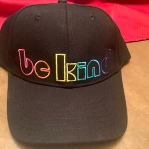 Kurt Geiger Unisex Adjustable Rainbow Be Kind Baseball Cap/Hat-NWT